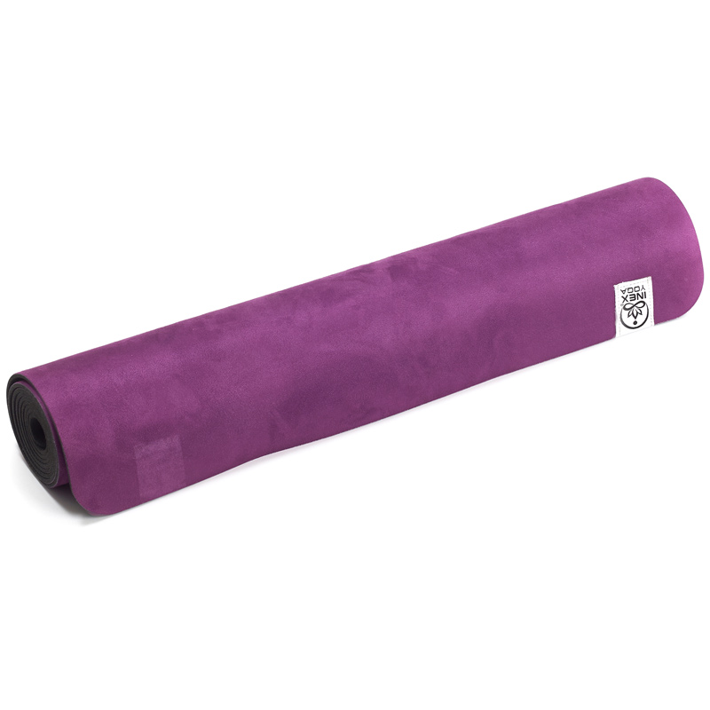Коврик для йоги INEX Suede Yoga Mat ECO искусственная замша 183 х 61 х 0,3 см, фиолетовый, NEW