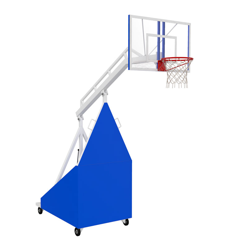 Стойка баскетбольная мобильная складная (массовая), вынос щита 2000 мм Glav