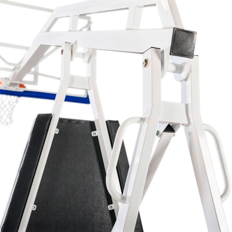 Стойка баскетбольная мобильная, складная, на пружинах, вынос 2,25 м., c противовесом ZSO
