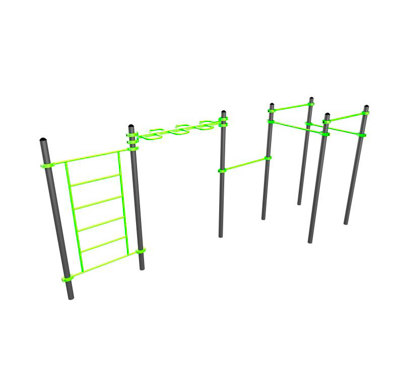 Уличный воркаут комплекс (шведская стенка, 5 перекладин) ЗС-490