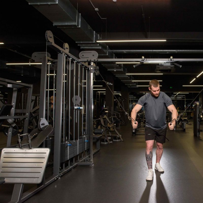 Тренажер Мультикроссовер 8-позиционный, стек 8 х 100 кг Mini Apple ZS-1353