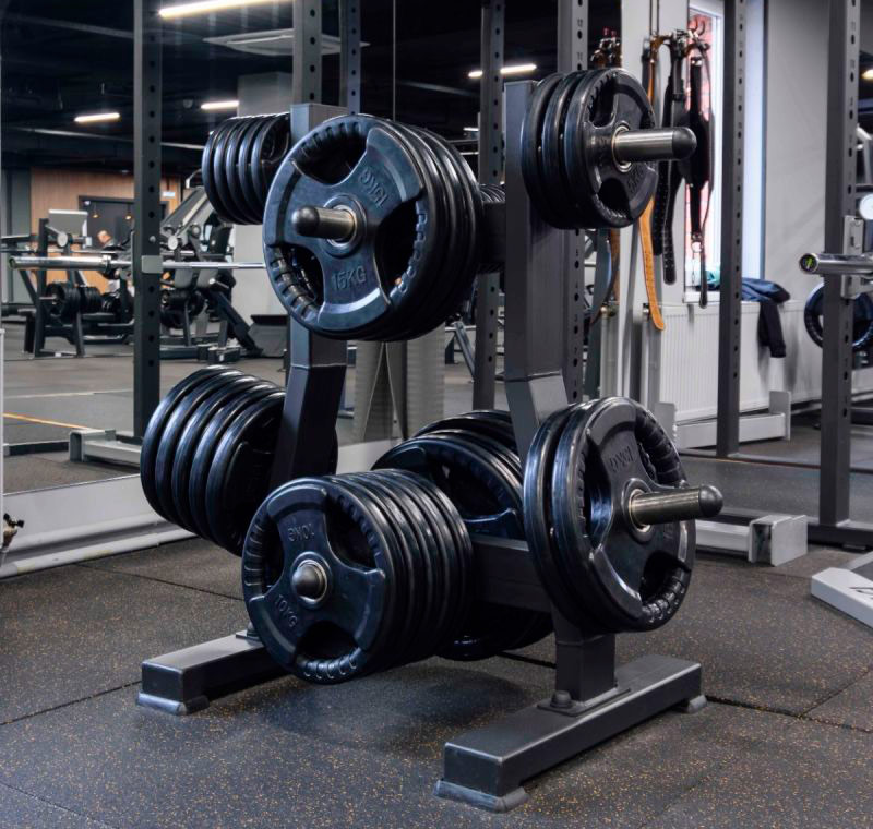 Диск обрезиненный 2,5 кг 51 мм черный 3 HANDLE ЗС-827