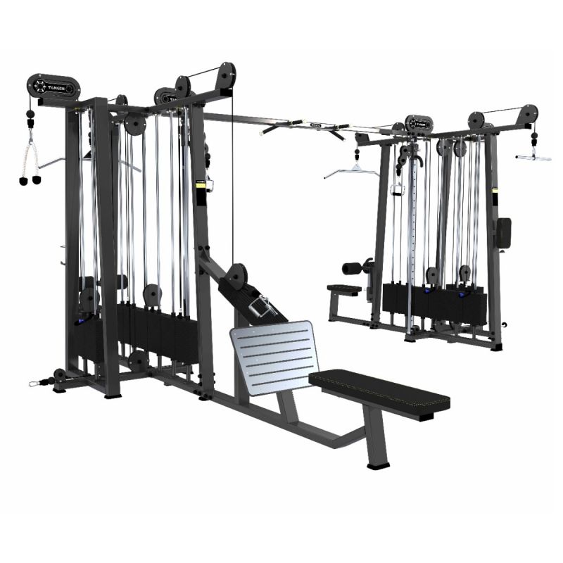 Тренажер Мультикроссовер 8-позиционный, стек 8 х 100 кг Mini Apple ZS-1353