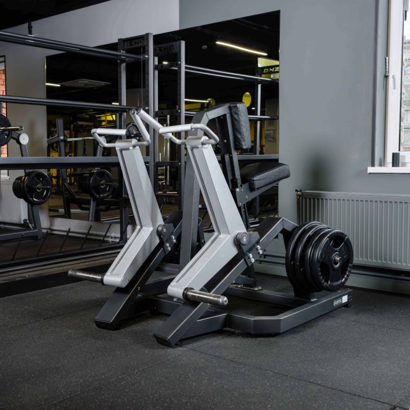 Тренажер Наклонная тяга, рычаги серые DHZ D930