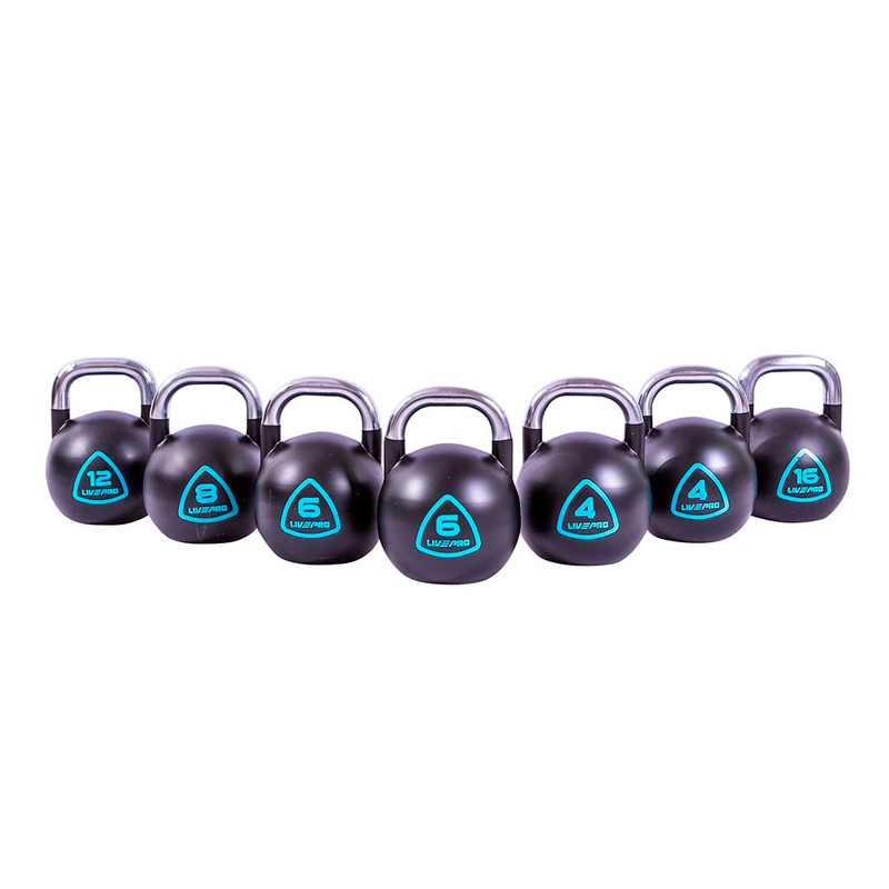 Соревновательная гиря LIVEPRO Steel Competition Kettlebell 4 кг, черный