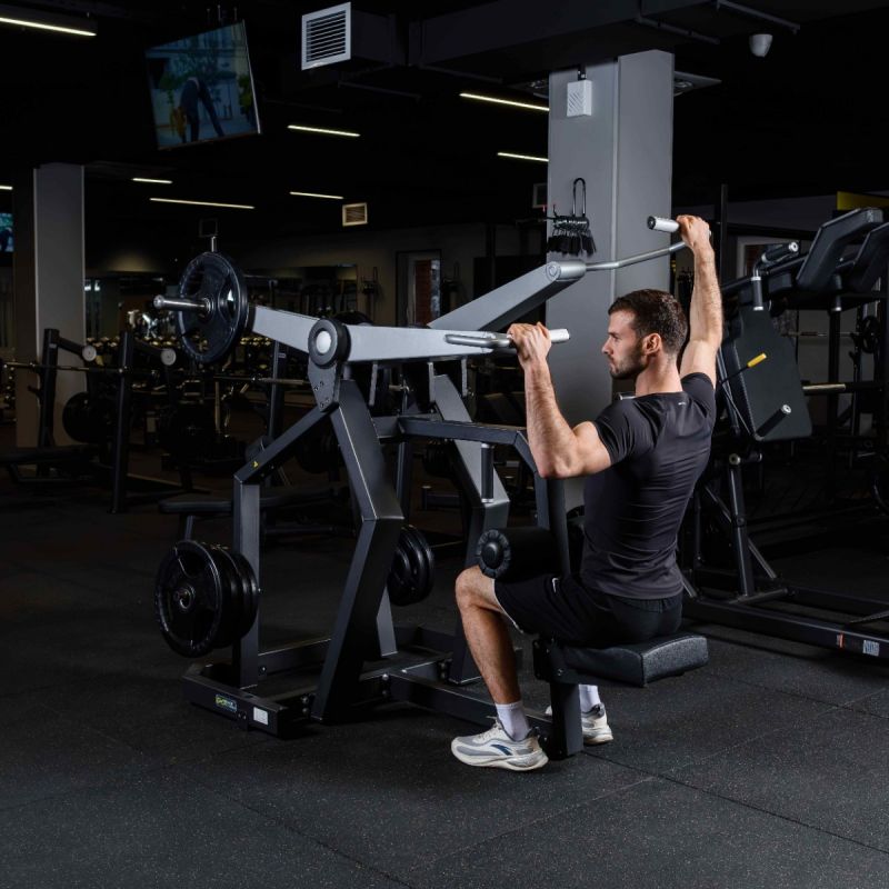 Тренажер Вертикальная тяга, рычаги серые DHZ D920