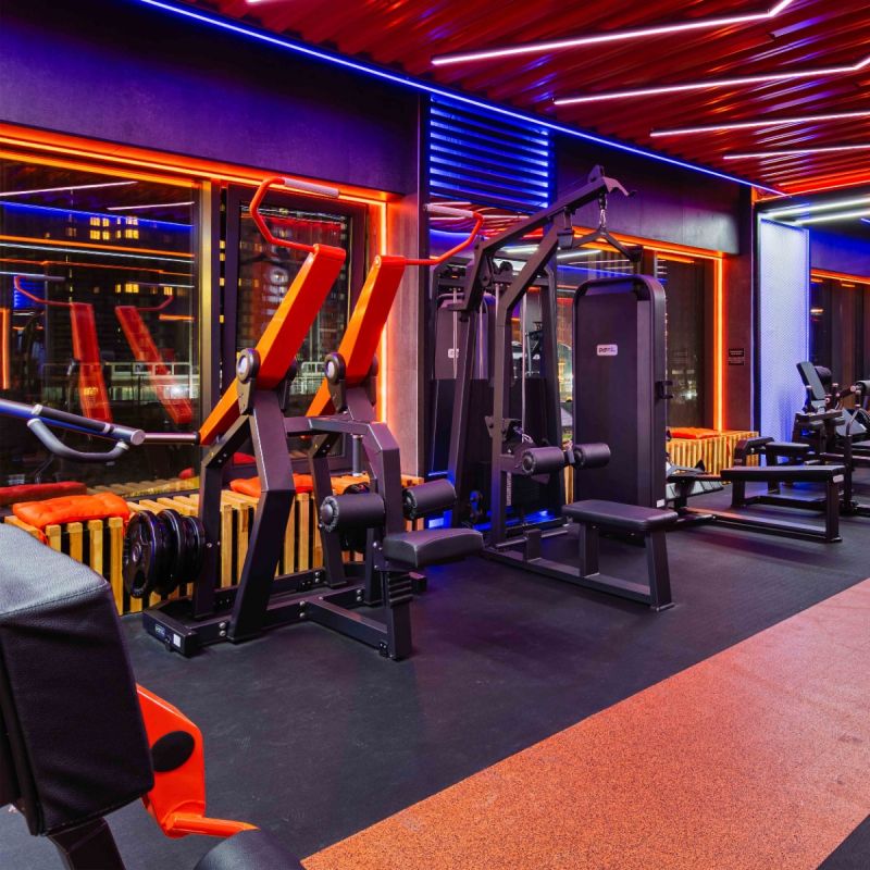 Тренажер Вертикальная тяга, рычаги серые DHZ D920