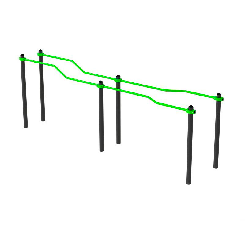 Брусья разноуровневые изогнутые (подходит ОВЗ) GTO ЗС-556