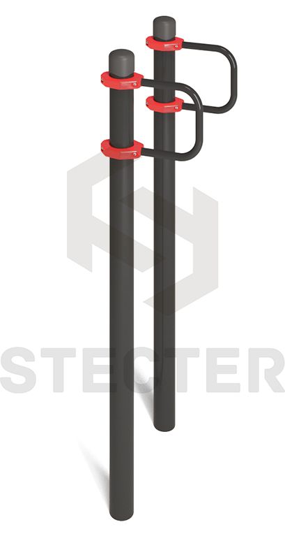 Ручки для подтягивания на коляске, столб 108х3,5 мм STECTER