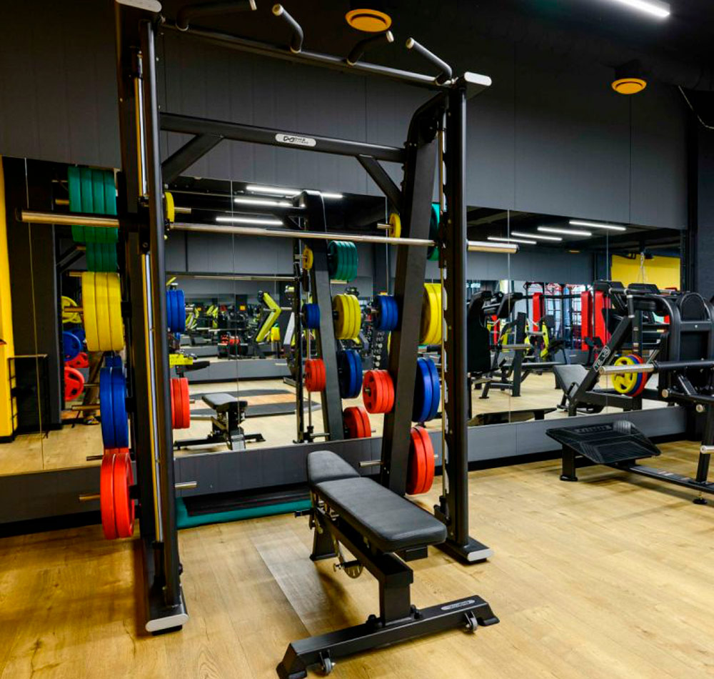 Диск для штанги обрезиненный 2,5 кг 51 мм синий ЗС-750