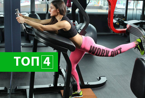 ТОП тренажеров в зале для работы с ягодичными мышцами