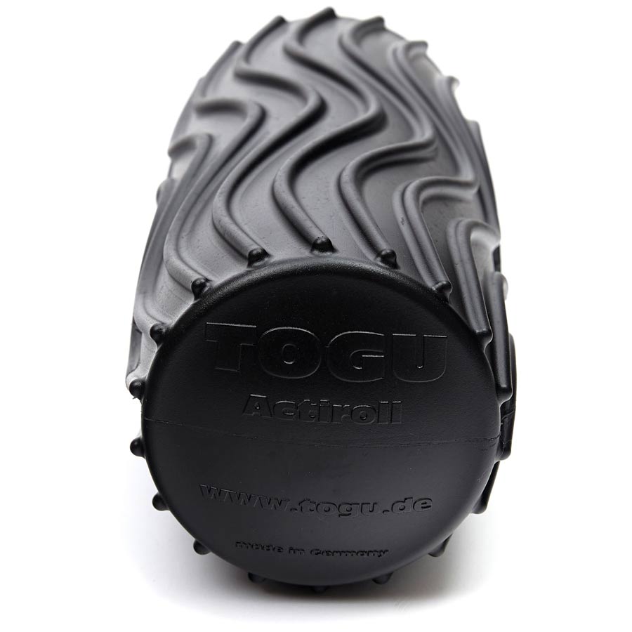 Массажный ролик TOGU Actiroll Wave M Fascial Roll 30 см, черный