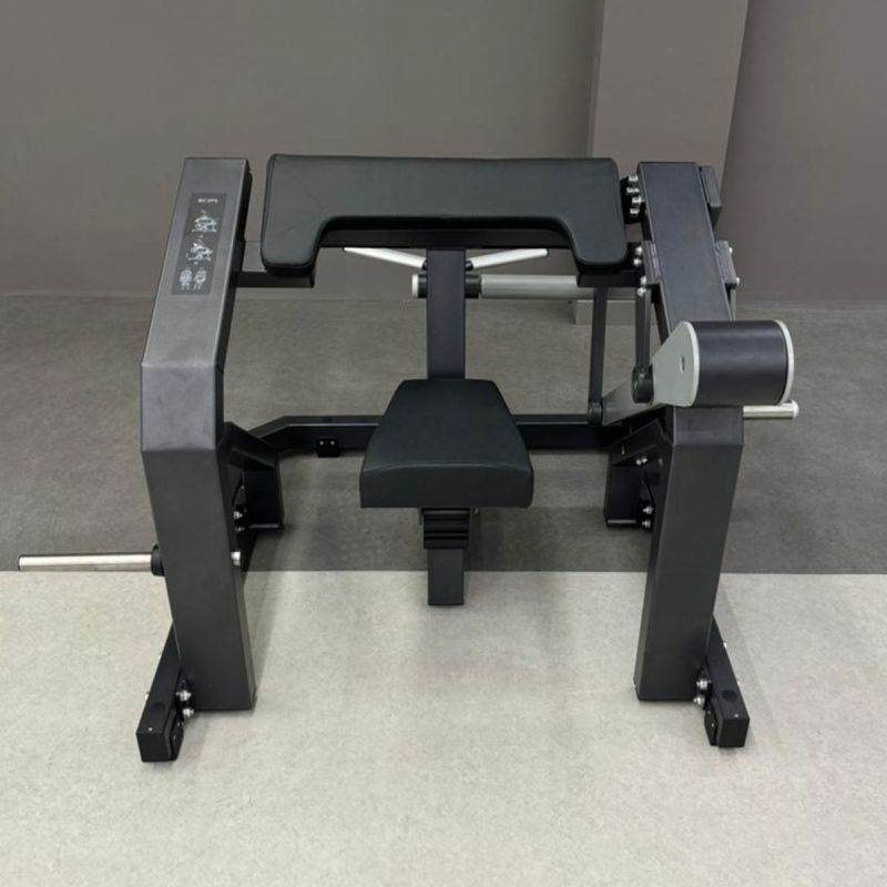 Тренажер Бицепс-машина сидя, рычаги серые DHZ D970