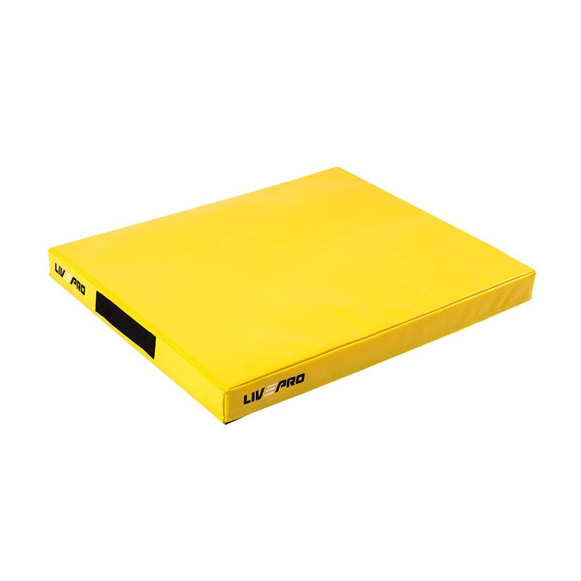 Плиометрический бокс LIVEPRO Soft Plyometric Box 914 x 762 x 76 мм, желтый