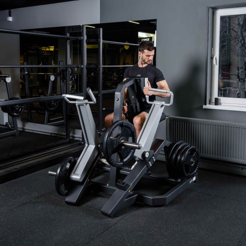 Тренажер Наклонная тяга, рычаги серые DHZ D930