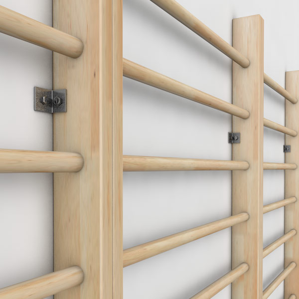 Шведская стенка сосна/береза, размер 2600х800 мм ГТ-92