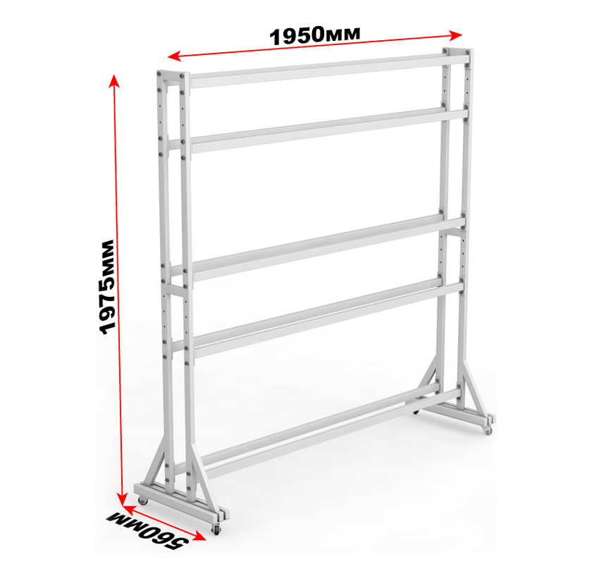 Стеллаж для хранения лыж ГТ-611
