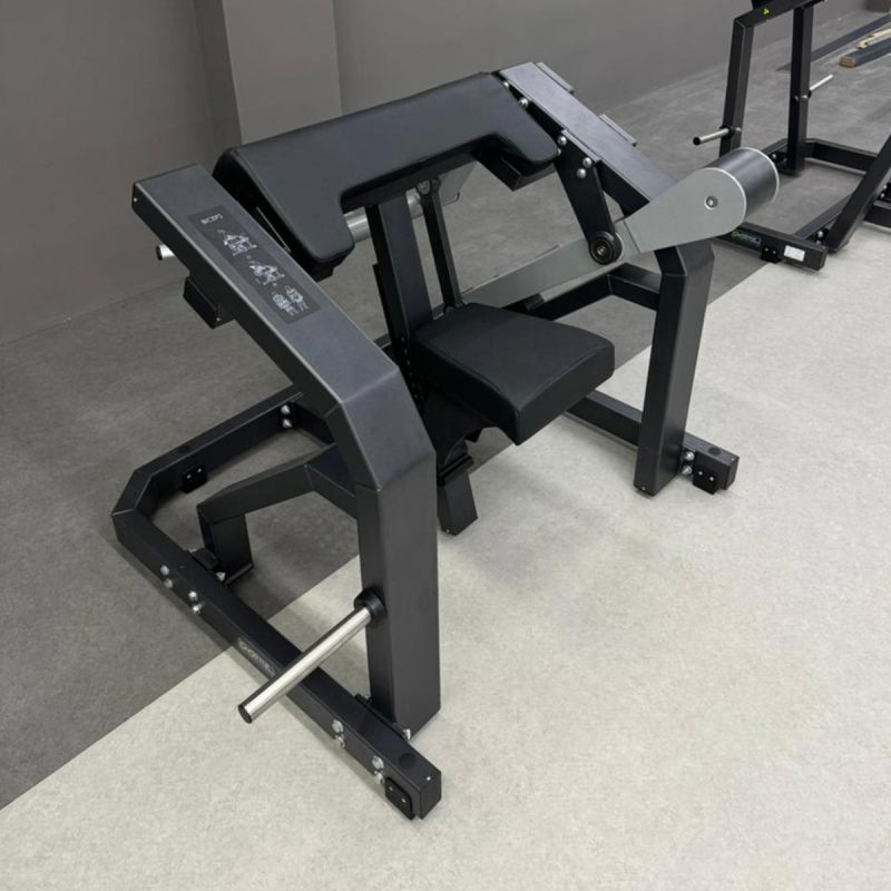 Тренажер Бицепс-машина сидя, рычаги серые DHZ D970