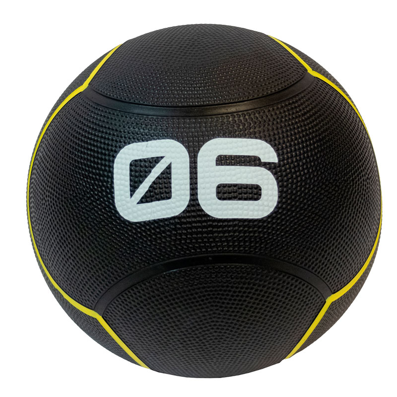 Набивной мяч 6 кг черный Original FitTools