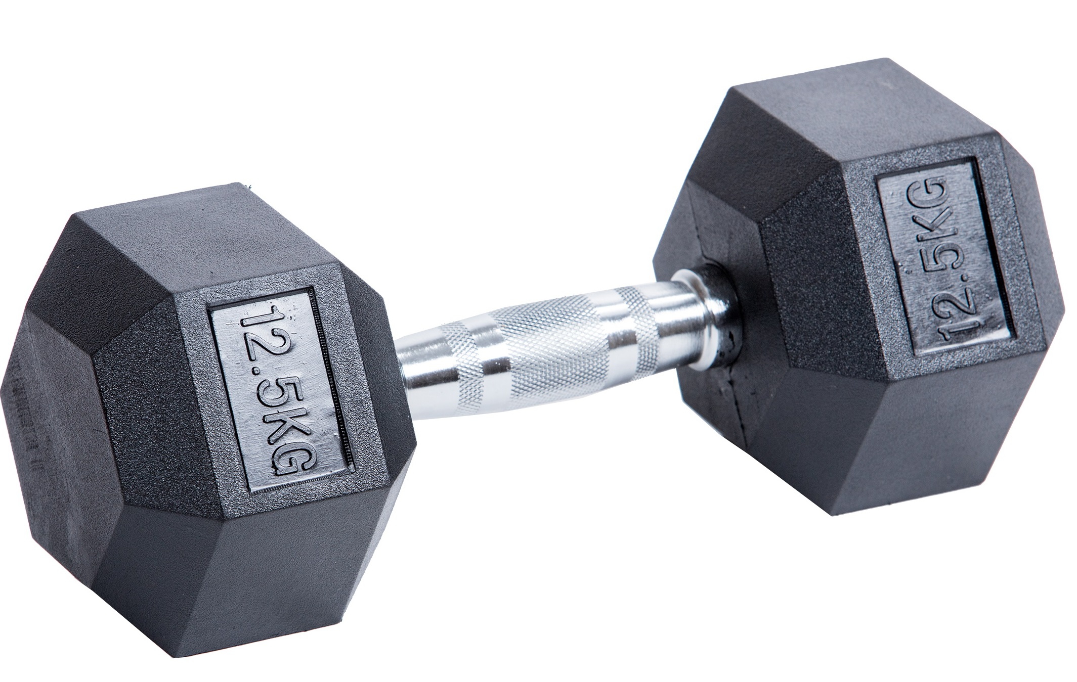 Гантель гексагональная обрезиненная 12,5 кг ЗС-202