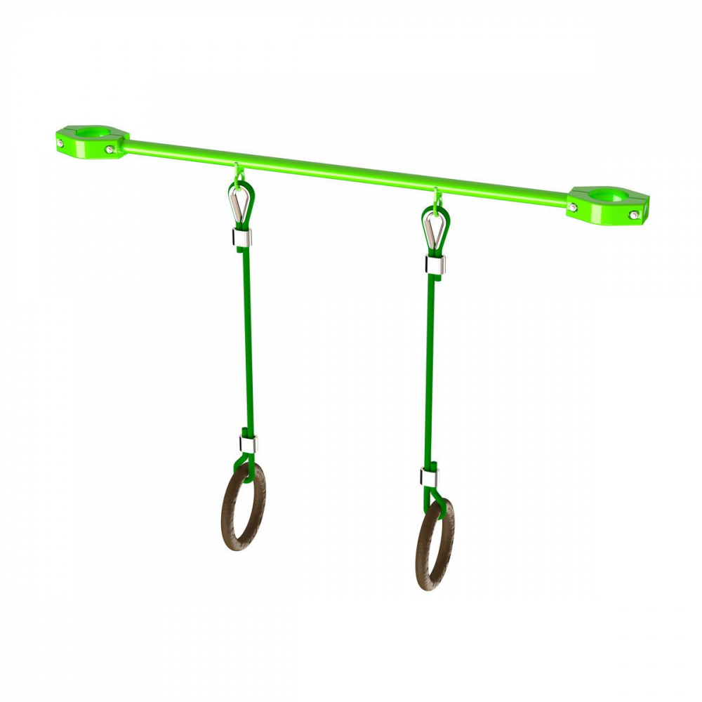 Перекладина 1200 мм с гимнастическими кольцами ЗС-441