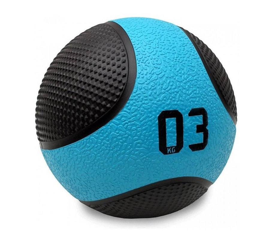 Медбол LIVEPRO Solid Medicine Ball 3 кг, черный/синий