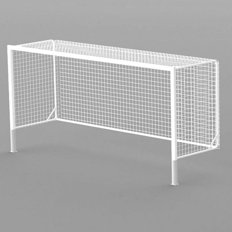 Ворота футбольные 5х2х1,5 м, алюминиевый профиль овальный 100х120 мм, со стаканами Glav