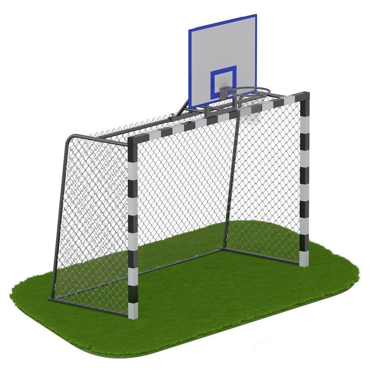 Ворота для минифутбола + стойка для баскетбола ARMS080.1