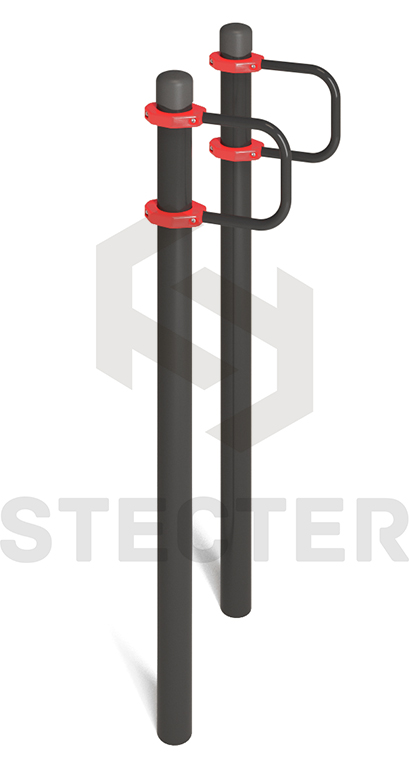 Ручки для подтягивания на коляске, столб 76х3 мм STECTER