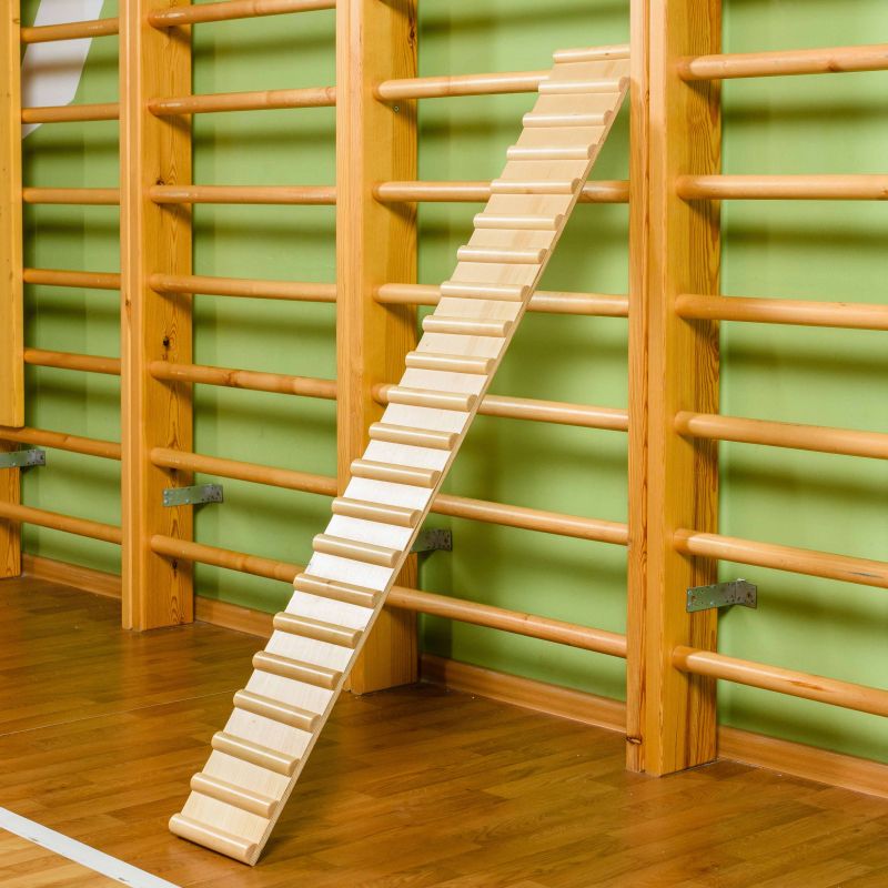 Доска ребристая массажная 200х1500 мм для крепления к гимнастич. стенке ЗС-1186