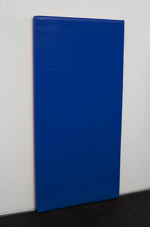 Стеновой протектор 200х100см на люверсах, цвет синий