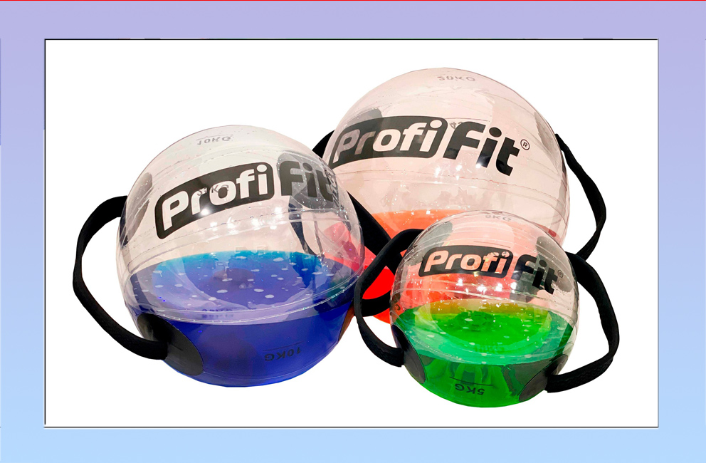 Мячи для функционального тренинга Water Ball от PROFI-FIT