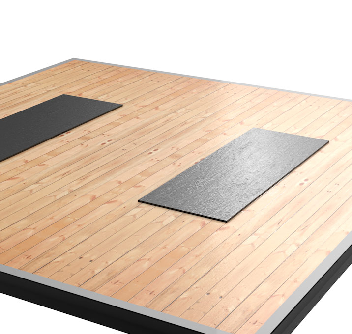 Помост тяжелоатлетический  тренировочный  3х3х0,10м ГТ-601