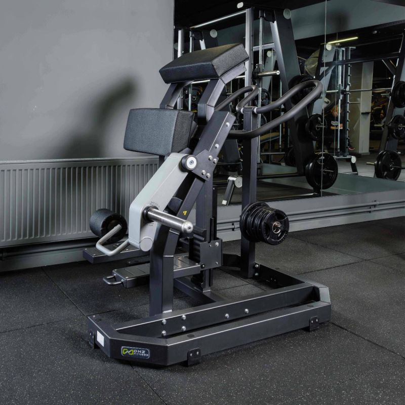 Тренажер Сгибание ног стоя, рычаги серые DHZ D955