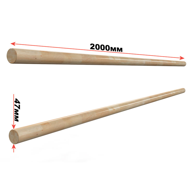 Поручень буковый, длина 2 м ГТ-31