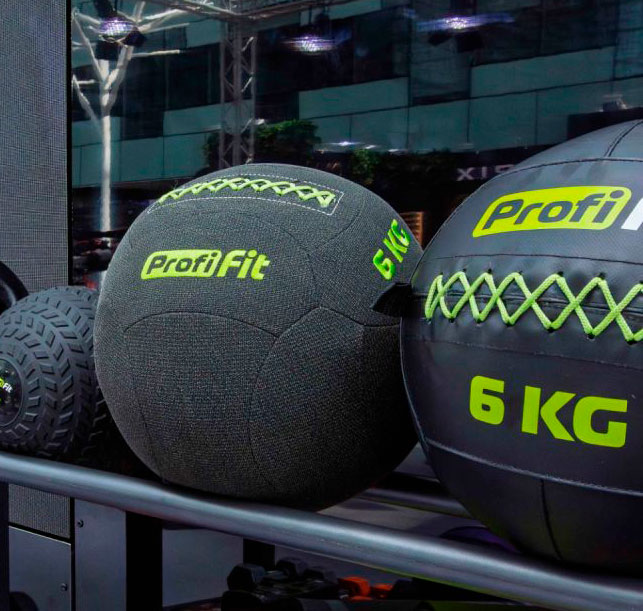Медицинбол набивной кевларовый (Kevlar Wallball) 6 кг ЗС-272