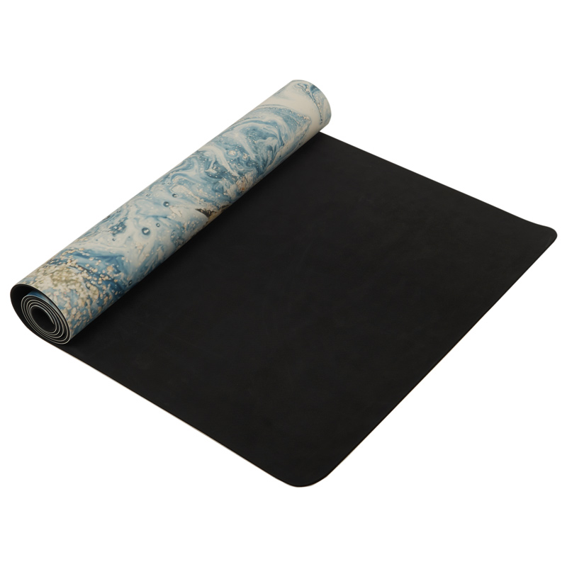 Коврик для йоги INEX Yoga PU Mat полиуретан с принтом 185 x 68 x 0,4 см, небо с позолотой