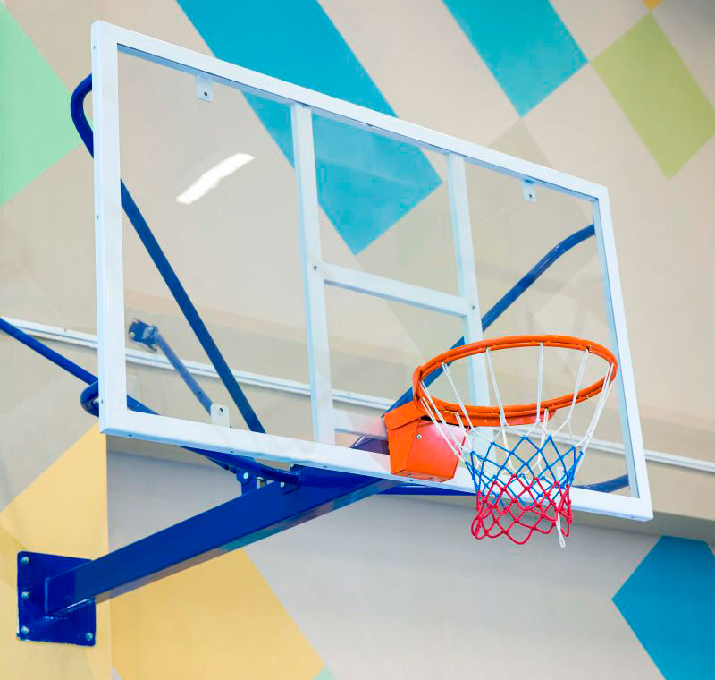 Щит баскетбольный игровой (монолитный поликарбонат) 1050х1800 мм ЗС-340