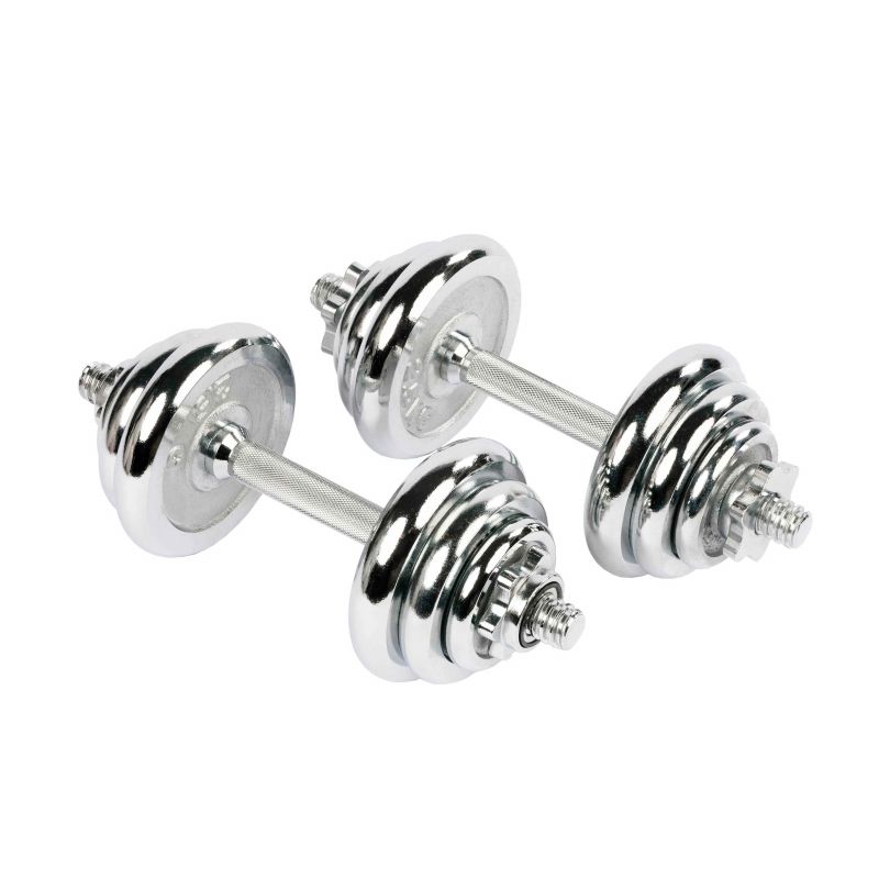 Набор гантелей, 20 кг, в кейсе ЗС-872