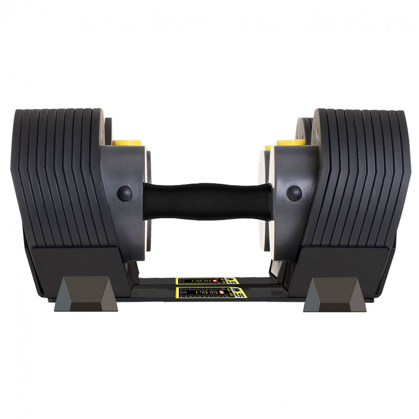 Гантели регулируемые со сменным весом MX Select MX-55, вес 4.5-24.9 кг, 2 шт без стойки