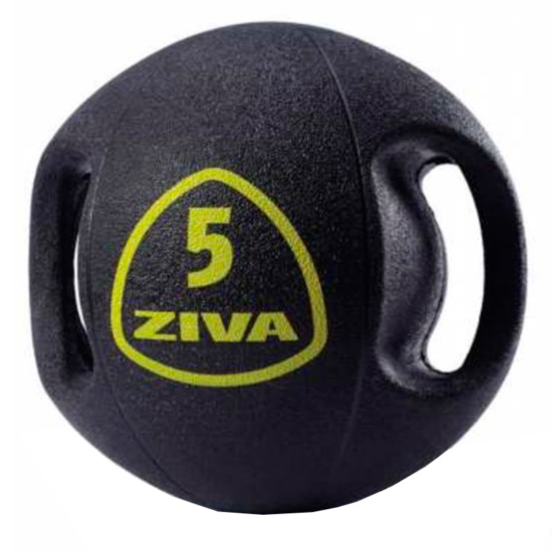 Набор из 5 набивных мячей Medball ZIVA с ручками 6-10 кг (шаг 1 кг)