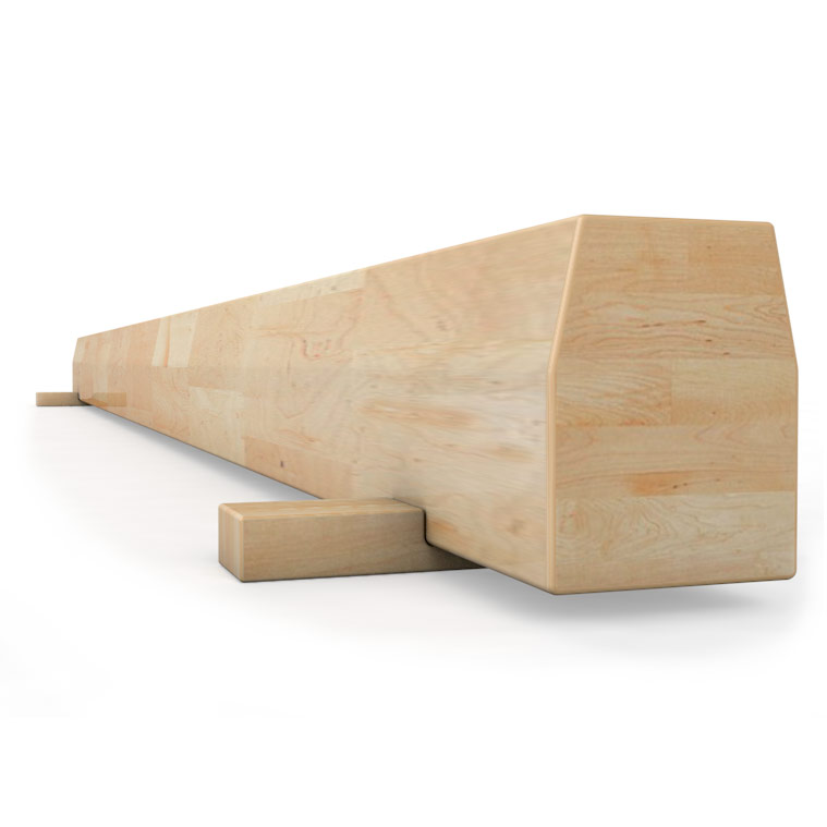 Бревно гимнастическое напольное L=3,5 м ГТ-215