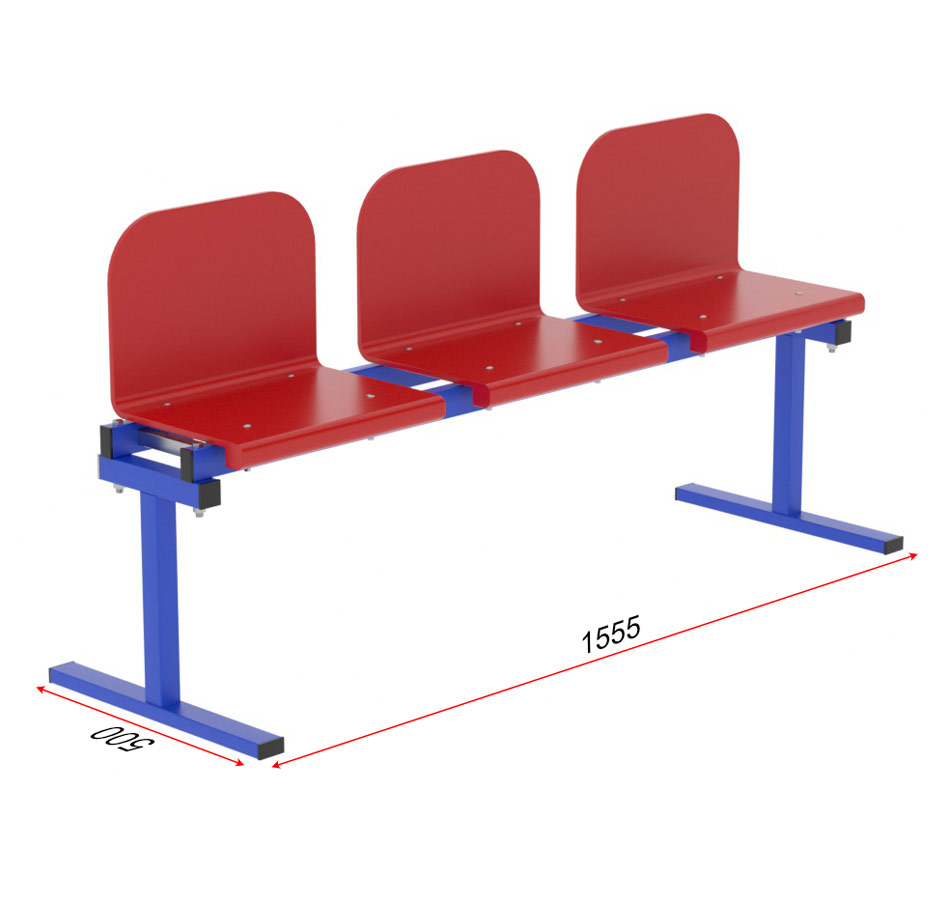 Трибуна спортивная на 3 места ГТ-680