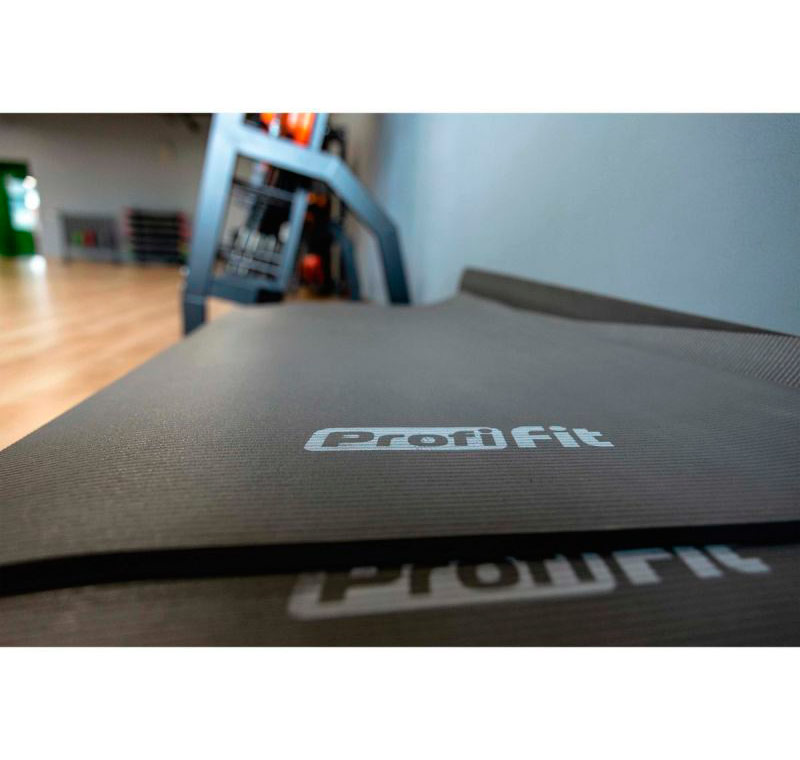 Коврик для фитнеса СОФТ ЛАЙН (серый), 12 мм PROFI-FIT ЗС-961