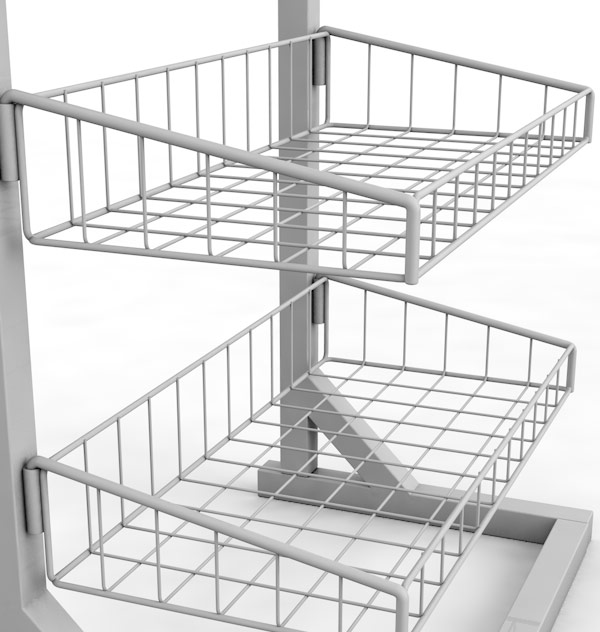 Стеллаж для хранения спортивного инвентаря ГТ-615