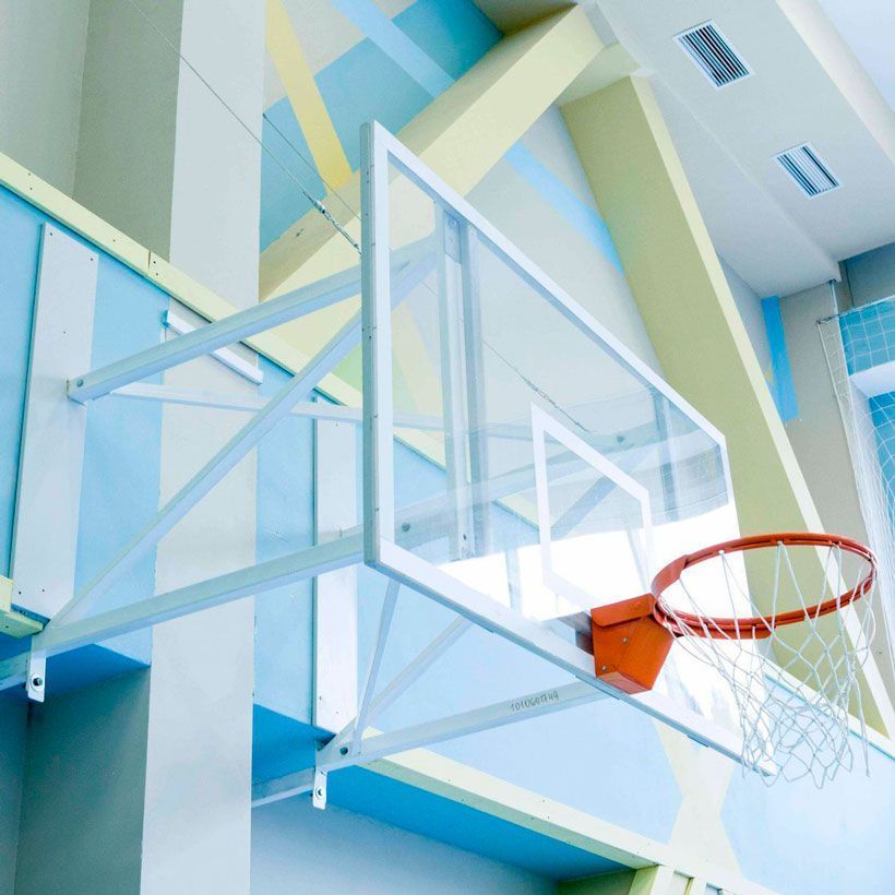 Щит баскетбольный игровой 1050х1800 мм, стекло, с ударопрочной пленкой ZSO TB 8103