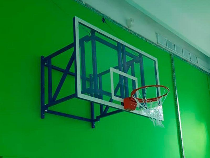 Щит баскетбольный профессиональный 1800х1050 мм, оргстекло 10 мм, для ферм и стоек Glav