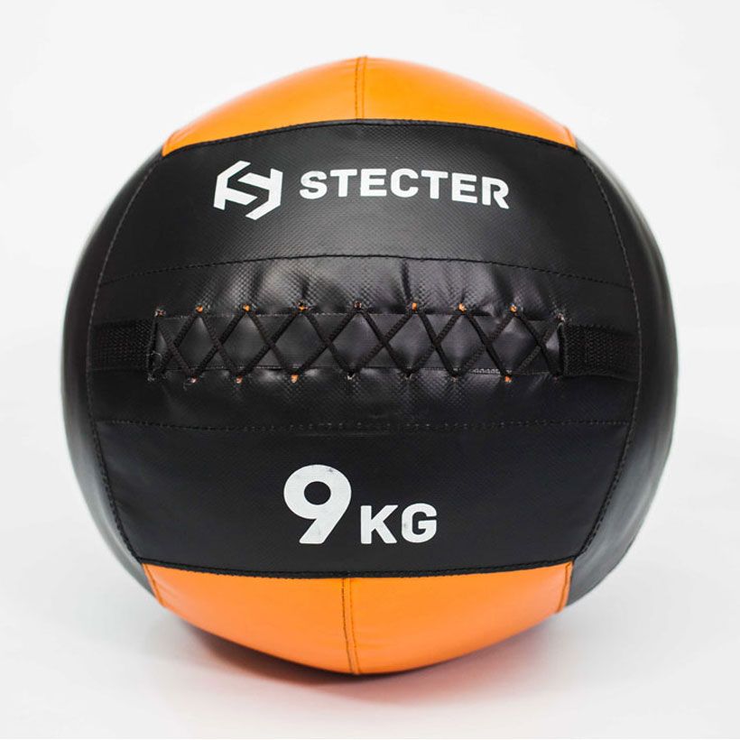 Мяч для кроссфита 9 кг (красный) STECTER