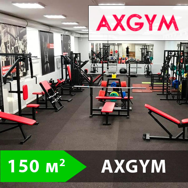 Спортивное оборудование для тренажерных залов 150 кв.м. AxGym