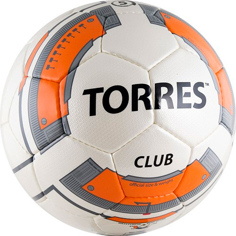 Мяч футбольный TORRES Club, PU underglass.